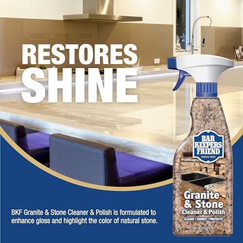 Limpiador y Pulidor Bar Keepers Friend para Granito y Piedra (25.4 oz) - Ideal para Piedra Natural, Fabricada y Pulida, Cuarzo, Silestone, Esteatita, - imagen 4