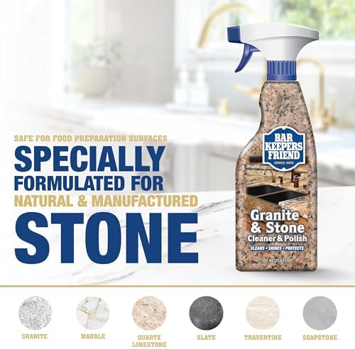 Limpiador y Pulidor Bar Keepers Friend para Granito y Piedra (25.4 oz) - Ideal para Piedra Natural, Fabricada y Pulida, Cuarzo, Silestone, Esteatita, - imagen 5