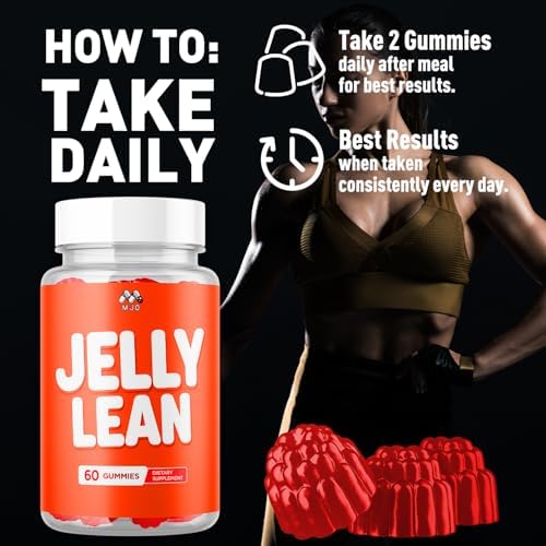 Gomitas Jelly Lean, Gomitas Oficiales con Ingredientes Naturales, Fórmula Avanzada de Vitaminas JellyLean para Salud y Bienestar, Soporte - imagen 5