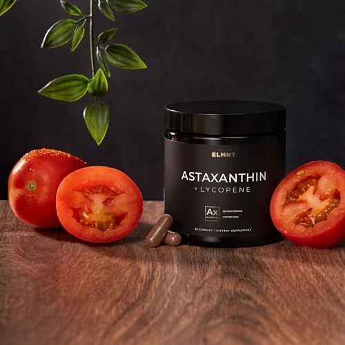 Suplemento de Astaxantina 24mg + Licopeno 50mg - Fuerza Clínica de Carotenoides para la Piel - 100% Natural de Microalgas - Mejores Suplementos para - imagen 5