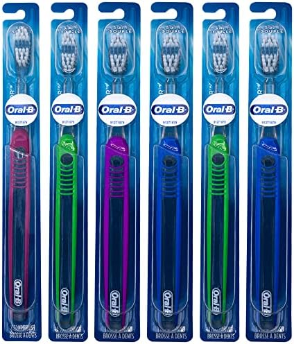 Cepillo de Dientes Oral-B Indicator con Cabezal Compacto, Corte Plano 30, Suave - Paquete de 6 - imagen 1