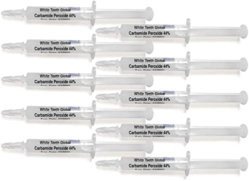 Gel blanqueador de dientes White Teeth Global 10 jeringas (3ml) 44% peróxido de carbamida, el más fuerte (no incluye bandejas bucales) - imagen 1