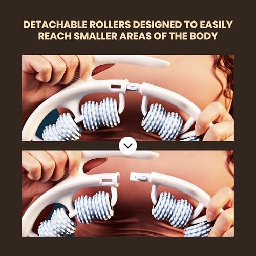 Rodillo Anticelulitis y Masajeador de Drenaje Linfático | Fascia Blaster para Piel Contorneada y Suave | Herramienta para Brazos, Piernas, Abdomen y - imagen 4