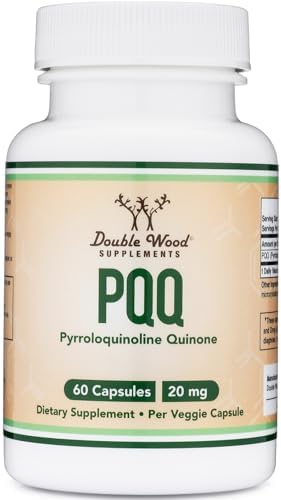 Suplemento de PQQ - 20mg, 60 Cápsulas (Quinona Pirroloquinolina) Promueve Niveles de Coenzima ATP en Mitocondrias, Optimiza Energía y Apoya el Sueño - imagen 1