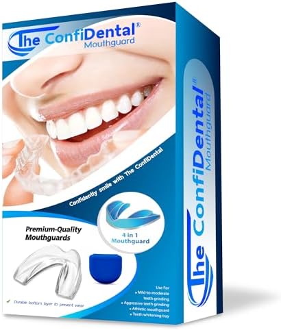 ConfiDental - Paquete de 3 Protectores Bucales Moldables para Bruxismo, Deporte y Blanqueamiento, Incluye 2 Regulares y 1 de Alta Resistencia - imagen 1