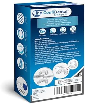 ConfiDental - Paquete de 3 Protectores Bucales Moldables para Bruxismo, Deporte y Blanqueamiento, Incluye 2 Regulares y 1 de Alta Resistencia - imagen 4