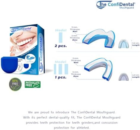 ConfiDental - Paquete de 3 Protectores Bucales Moldables para Bruxismo, Deporte y Blanqueamiento, Incluye 2 Regulares y 1 de Alta Resistencia - imagen 6