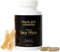 Cápsulas de Musgo Marino Orgánico Black Girl Vitamins – Suplemento Superfood con 92 Minerales | Pastillas Veganas para Tiroides, Digestión e - imagen 1