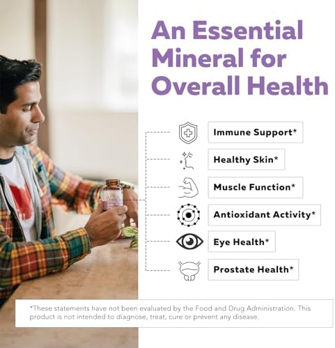 Zinc Orgánico 25 mg | Suplementos de Zinc de Alimentos Integrales | Extraído de Frutas Orgánicas, Vegan, Sin OGM - 60 Porciones, Apoyo Inmunológico y - imagen 4