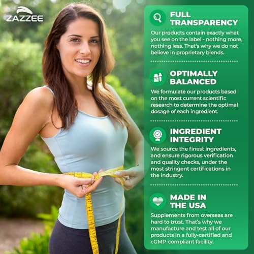 Zazzee Extracto de Té Verde Orgánico USDA 20:1, 50% EGCG, 120 Cápsulas Veganas, Antioxidante, Soporte Metabólico y Energético, Hecho en EE. UU. - imagen 6