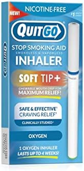 Inhalador Sin Humo para Dejar de Fumar con Punta Suave y Agarre Masticable, Apoyo a la Fijación Oral, Estudio Clínico, Ayuda para Dejar de Fumar (1 - imagen 1