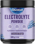 NatureBell Polvo de Electrolitos Sin Azúcar, 500g (76 Porciones) | Polvo Hidratante Keto, Amigable con Carnívoros – 1,000mg de Potasio, Minerales y - imagen 1