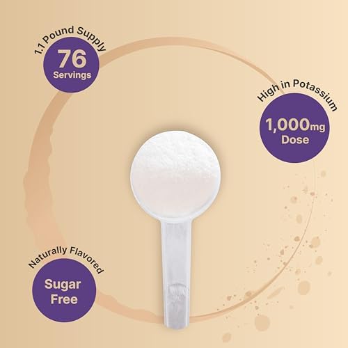 NatureBell Polvo de Electrolitos Sin Azúcar, 500g (76 Porciones) | Polvo Hidratante Keto, Amigable con Carnívoros – 1,000mg de Potasio, Minerales y - imagen 4