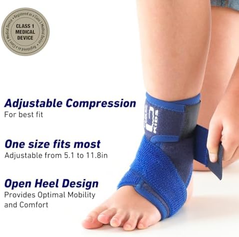 Férula para Tobillo Neo-G para Niños - Soporte para Artritis Juvenil, Dolor Articular y Lesiones - Compresión Ajustable - Dispositivo Médico Clase 1 - imagen 4