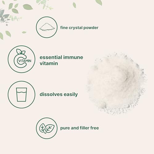 Polvo de Vitamina C Pura Micro Ingredients, 2.2lbs (1kg) | Suplemento de Ácido Ascórbico Sin Sabor | Vitaminas para Hombres y Mujeres | No GMO, Sin - imagen 4