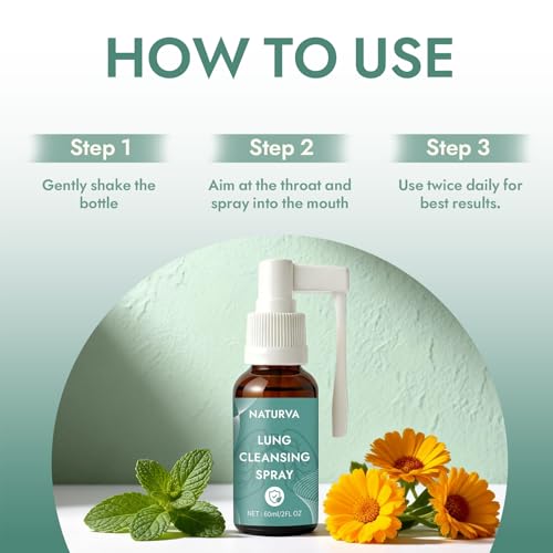 Spray Natural de Limpieza Pulmonar Naturva, Spray Herbal de 60ml para Limpiar los Pulmones - imagen 5