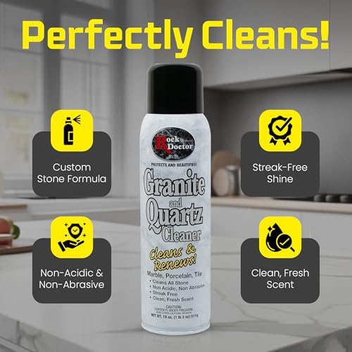 Limpiador Rock Doctor para Granito, Renueva Superficies, Spray de Limpieza para Encimeras de Granito/Mármol, Pack de 2 de 18 Fl Oz - imagen 3