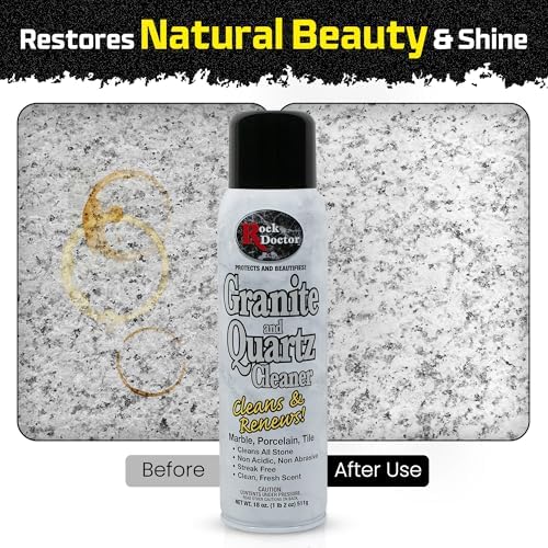 Limpiador Rock Doctor para Granito, Renueva Superficies, Spray de Limpieza para Encimeras de Granito/Mármol, Pack de 2 de 18 Fl Oz - imagen 4
