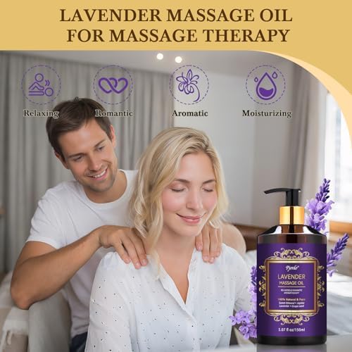 Pjordo Kit de Aceites de Masaje 3 Piezas: Aceite de Lavanda, Aceite de Arnica para Musculatura y Aceite para Celulitis, Incluye Rodillo y Herramienta - imagen 4