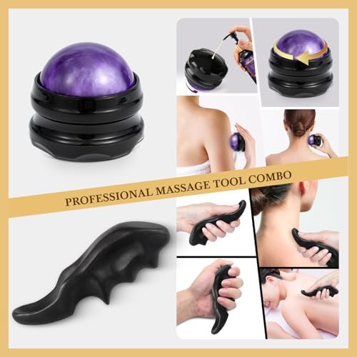 Pjordo Kit de Aceites de Masaje 3 Piezas: Aceite de Lavanda, Aceite de Arnica para Musculatura y Aceite para Celulitis, Incluye Rodillo y Herramienta - imagen 6