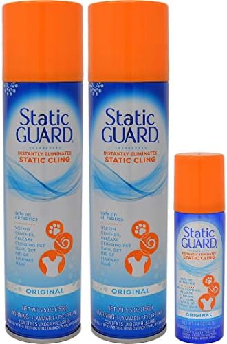 Paquete de Bonificación Spray Static Guard 12.4 oz (2 Paquetes de 5.5 oz y 1 Paquete de 1.4 oz) - imagen 1