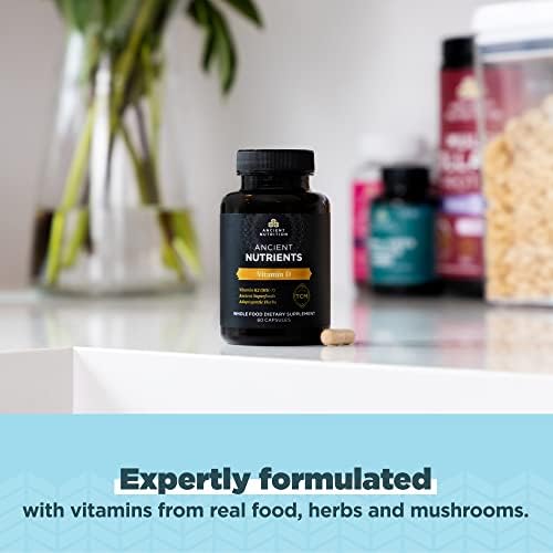 Suplemento de Vitamina D Ancient Nutrition, 5,000 IU para Apoyo Inmunológico, Hecho de Caldo de Huesos y Extracto de Champiñón, 60 Cápsulas Paleo y - imagen 5