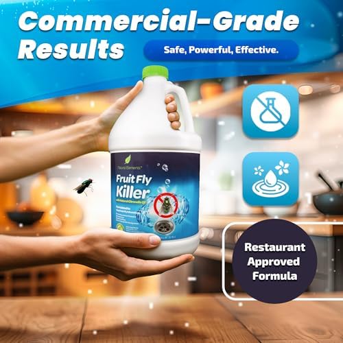 Insecticida Natural para Moscas de la Fruta | Moscas de Drenaje, Mosquitos, Hormigas Voladoras | Uso en Casa y Comercial | Gel No Tóxico | 1 Galón | - imagen 7