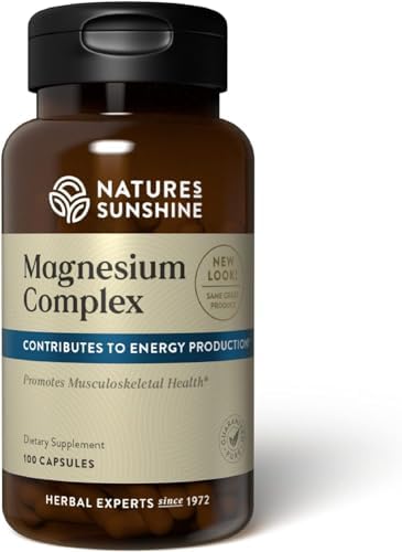 Complejo de Magnesio de Nature’s Sunshine - Suplemento de Magnesio de Alta Potencia con Citrato y Malato para Relajación, Absorción Óptima, Función - imagen 1