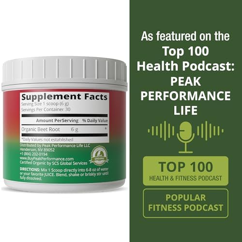 Polvo de Remolacha Orgánica - Suplemento de Jugo de Remolacha Ultra Puro. 100% Puro, Aumenta el Óxido Nítrico. Superalimento Keto, Paleo, Vegano Rico - imagen 6