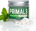 Tabletas de Pasta de Dientes PRIMALS Sin Flúor - Hidroxiapatita Nano - Sin Sabores Artificiales ni Plástico - Remineraliza y Blanquea Dientes - 60 - imagen 1