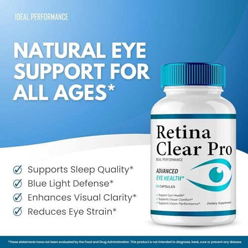 Suplemento para los Ojos Retina Clear - Cápsulas Retina Clear - Máxima Potencia, Fórmula Avanzada Natural para el Bienestar Visual, Reseñas de - imagen 6