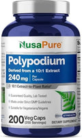 Cápsulas NusaPure de Polypodium Leucotomos, 240 mg, 200 Veganas (Sin OGM, Veganas) - imagen 1