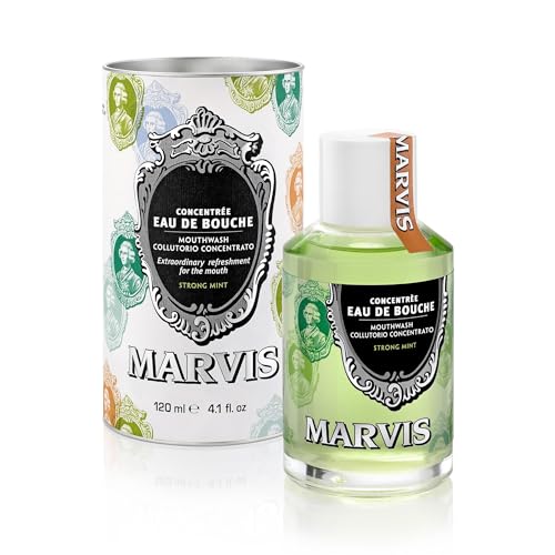 Enjuague Bucal Marvis Strong Mint, Concentrado, 4.1 Oz - imagen 3