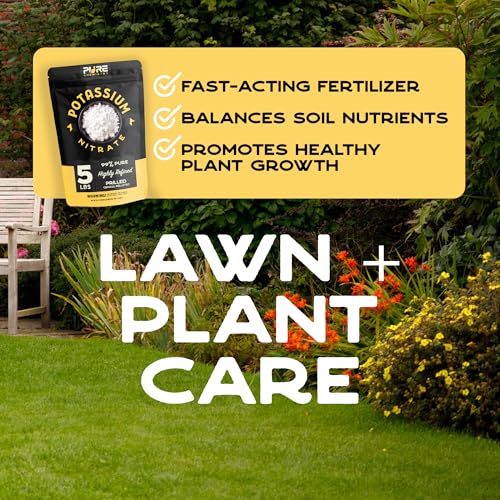 Pellets de Nitrato de Potasio Ecoxall, 99% Puro, Eliminador de Tocones, Fertilizante para Plantas y Césped, 5 lbs - imagen 5