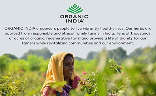 Polvo de Ashwagandha Orgánico ORGANIC INDIA - Suplemento Herbal Vegano, Sin Gluten, Kosher, No GMO - Alivio del Estrés, Energía y Sueño - Bolsa de 1lb - imagen 7