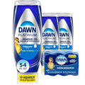 Jabón para Trastes Dawn en Botella Squeeze, 3 Botellas de 18oz y 2 Esponjas Sin Rayar, Aroma Fresh Rain - imagen 1