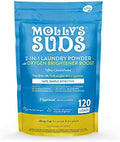 Detergente en Polvo 2 en 1 Original de Molly's Suds con Aditivo Blanqueador | Detergente para Ropa y Quitamanchas | Menta con Toque de Limón, 120 - imagen 1