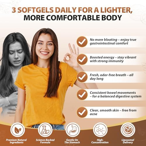 Limpieza de Parásitos 18 en 1 con Ajenjo, Nogal Negro y Clavo | Detox y Equilibrio Digestivo con Ajo, Cúrcuma, Semilla de Calabaza, Orégano y - imagen 3