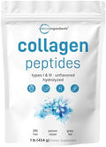 Micro Ingredients Colágeno Hidrolizado en Polvo, 1 lb | Colágeno Tipo I y III para Mujeres y Hombres | Proteína de Colágeno Bovino Sin Sabor | Fácil - imagen 1
