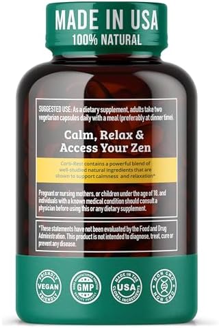 Suplemento Reductor de Cortisol y Soporte Adrenal – Alivio Natural del Estrés con Ashwagandha KSM-66, Magnesio, L-Theanina, Rhodiola, Apigenina, - imagen 8