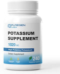 Suplemento de Bicarbonato de Potasio Puregen Labs 1020 mg | No GMO | Libre de Gluten | 240 Cápsulas Vegetarianas - imagen 1