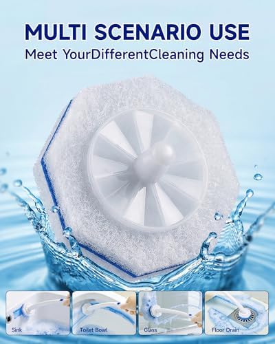 Recargas de 50 Piezas para Varita de Inodoro Clorox, Refills de 5X Poder de Limpieza y Cepillo Desechable de Alta Densidad - Espuma Instantánea para - imagen 4