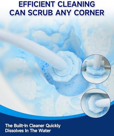 Recargas de 50 Piezas para Varita de Inodoro Clorox, Refills de 5X Poder de Limpieza y Cepillo Desechable de Alta Densidad - Espuma Instantánea para - imagen 5