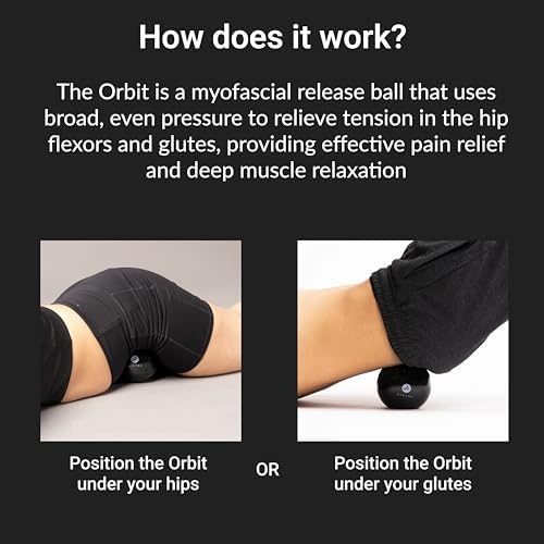 Aletha - Pelota de Liberación para Flexores de Cadera por el Inventor Original de The Hip Hook™ | Pelota de Masaje Psoas para Alivio del Dolor y - imagen 4