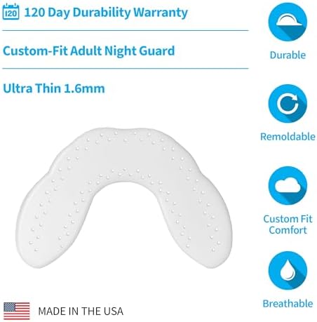 Funda para Dientes SOVA Aero - Protector Nocturno Personalizado de 1.6mm - Previene el Bruxismo - Sin Olores ni Sabores - Remoldeable hasta 20 Veces - imagen 4