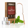 Raspador de Lengua PRIMALS de Cobre - Aliento Fresco y Mejora de la Salud Oral - Limpiador Ayurvédico Natural para Detox Diario - Resistente a la - imagen 1