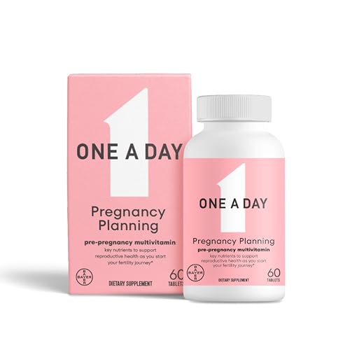 One A Day Multivitamínico Prenatal para Mujeres, Vitaminas Pre Embarazo con Metilfolato, Ácido Fólico, Zinc, B12 y D para la Salud Reproductiva, 60 - imagen 1