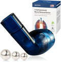 Dispositivo de Ejercicio Respiratorio MILLSTEPS para Pulmones, Válvula Flutter, Ejercitador Espiratorio - Limpia Mucosidad de las Vías Respiratorias - imagen 1