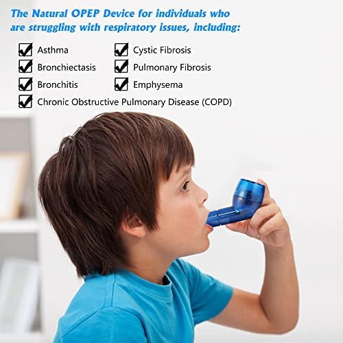 Dispositivo de Ejercicio Respiratorio MILLSTEPS para Pulmones, Válvula Flutter, Ejercitador Espiratorio - Limpia Mucosidad de las Vías Respiratorias - imagen 5