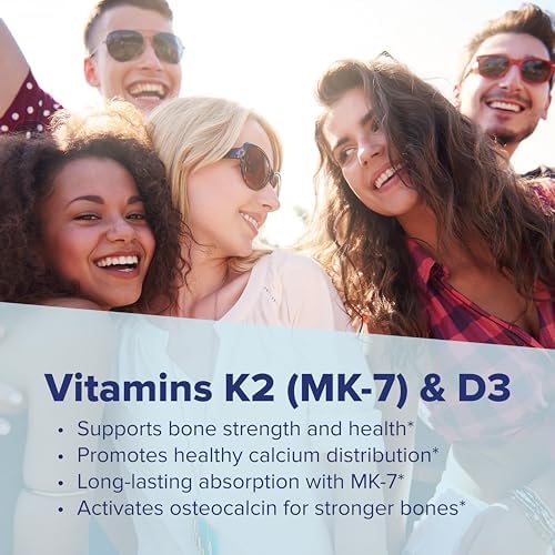 Suplemento Superior Source K2 (MK-7) 100 mcg con D3 (5,000 IU), Tabletas MicroLinguales de Disolución Rápida, 60 Contenidos, Apoyo a Huesos, Corazón - imagen 6